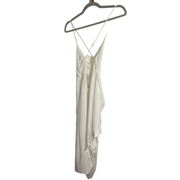 Michael Costello X Revolve Tessa Midi Dress Chain Strap Party Bridal Classy M - Picture 8 of 13